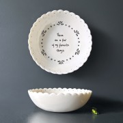 Scallop Bowl | A few of my favourite things